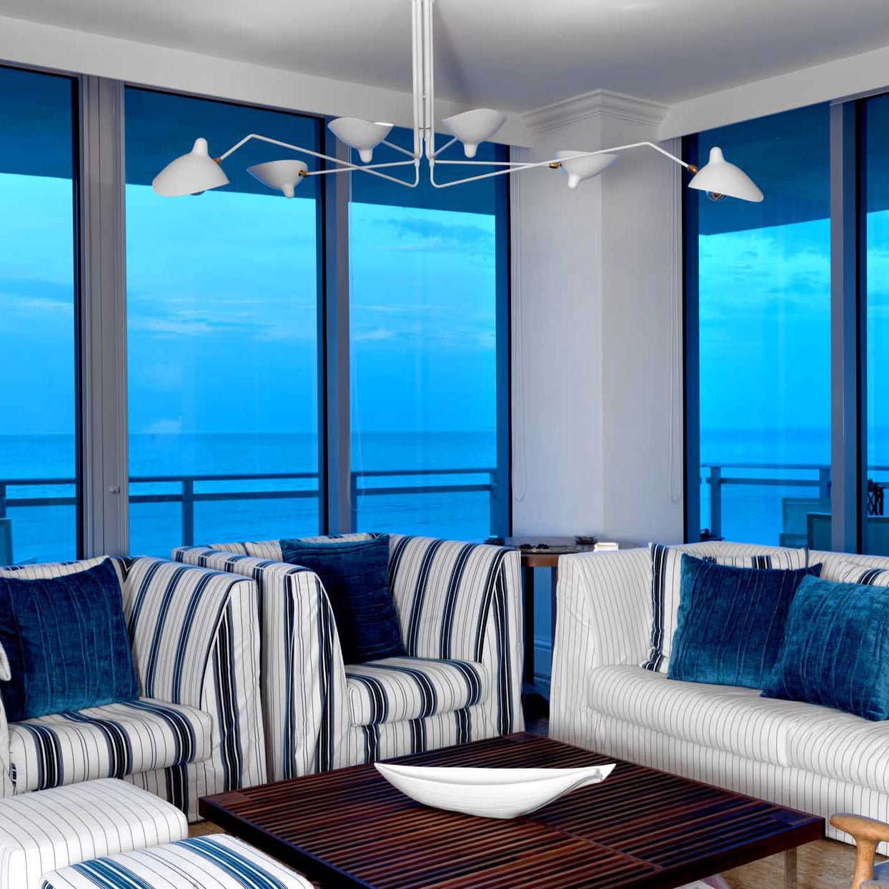 Deckenleuchte | Modernes Design | Verstellbare Arme | Metall | Mehrflammige Beleuchtung