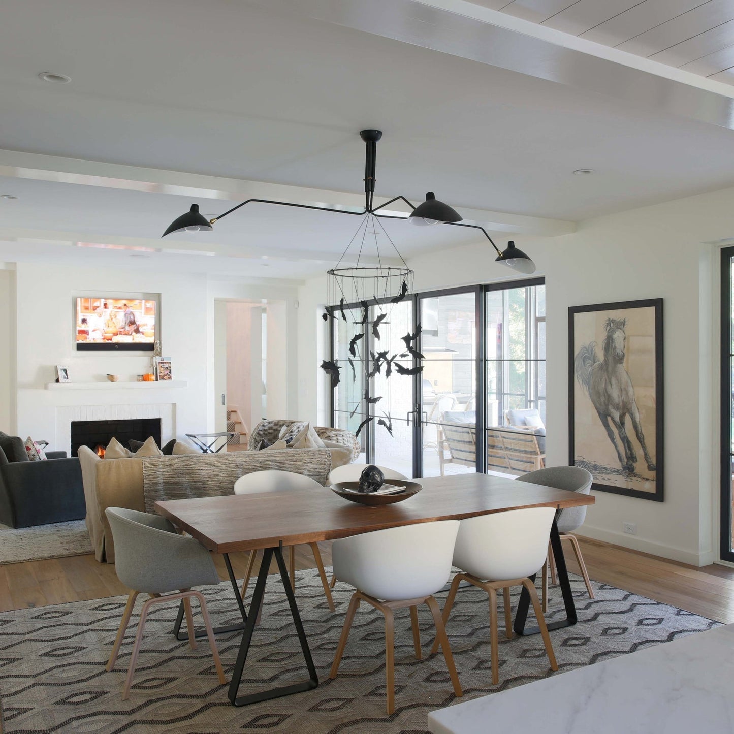 Deckenleuchte | Modernes Design | Verstellbare Arme | Metall | Mehrflammige Beleuchtung