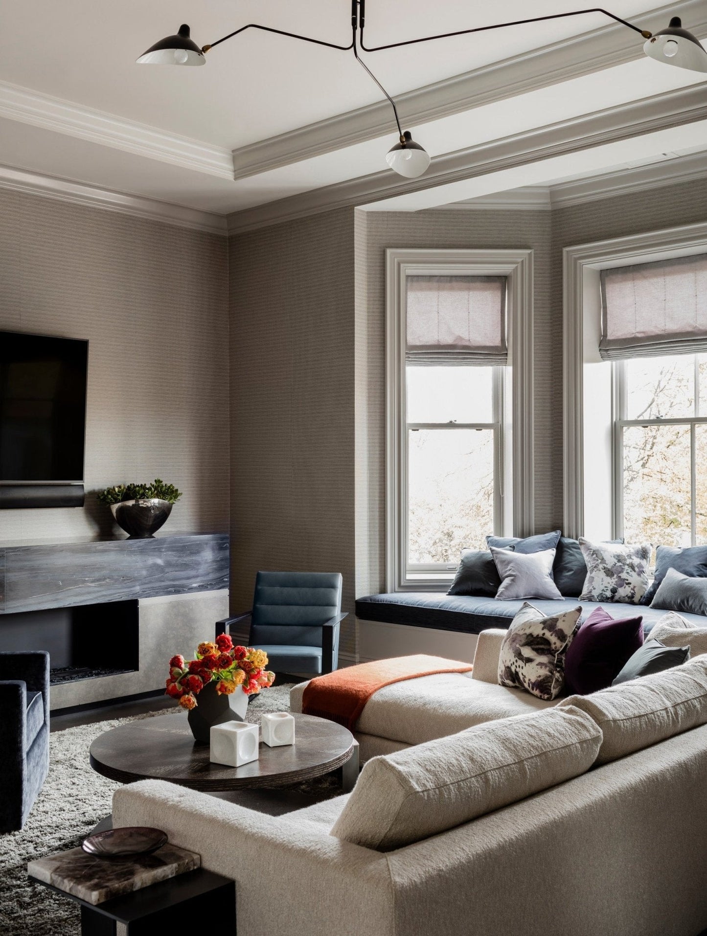 Deckenleuchte | Modernes Design | Verstellbare Arme | Metall | Mehrflammige Beleuchtung