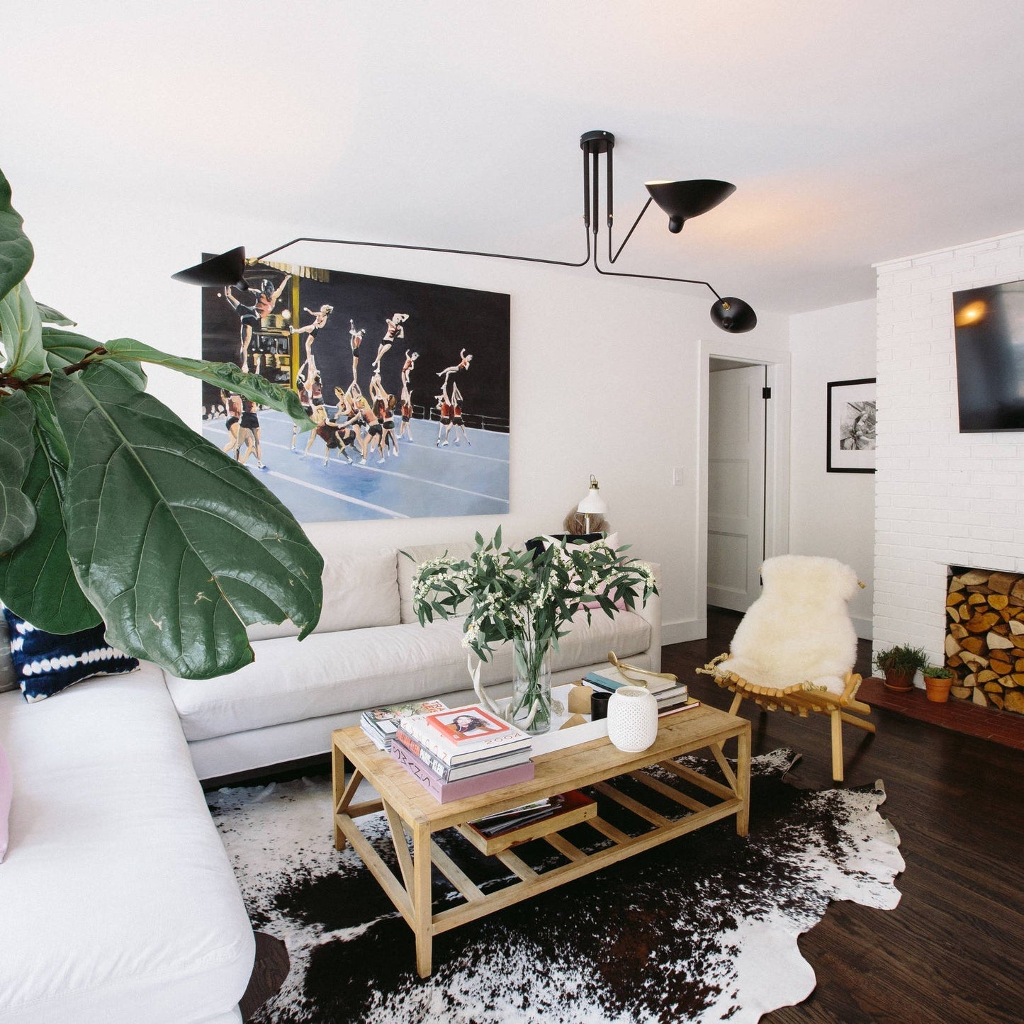 Deckenleuchte | Modernes Design | Verstellbare Arme | Metall | Mehrflammige Beleuchtung