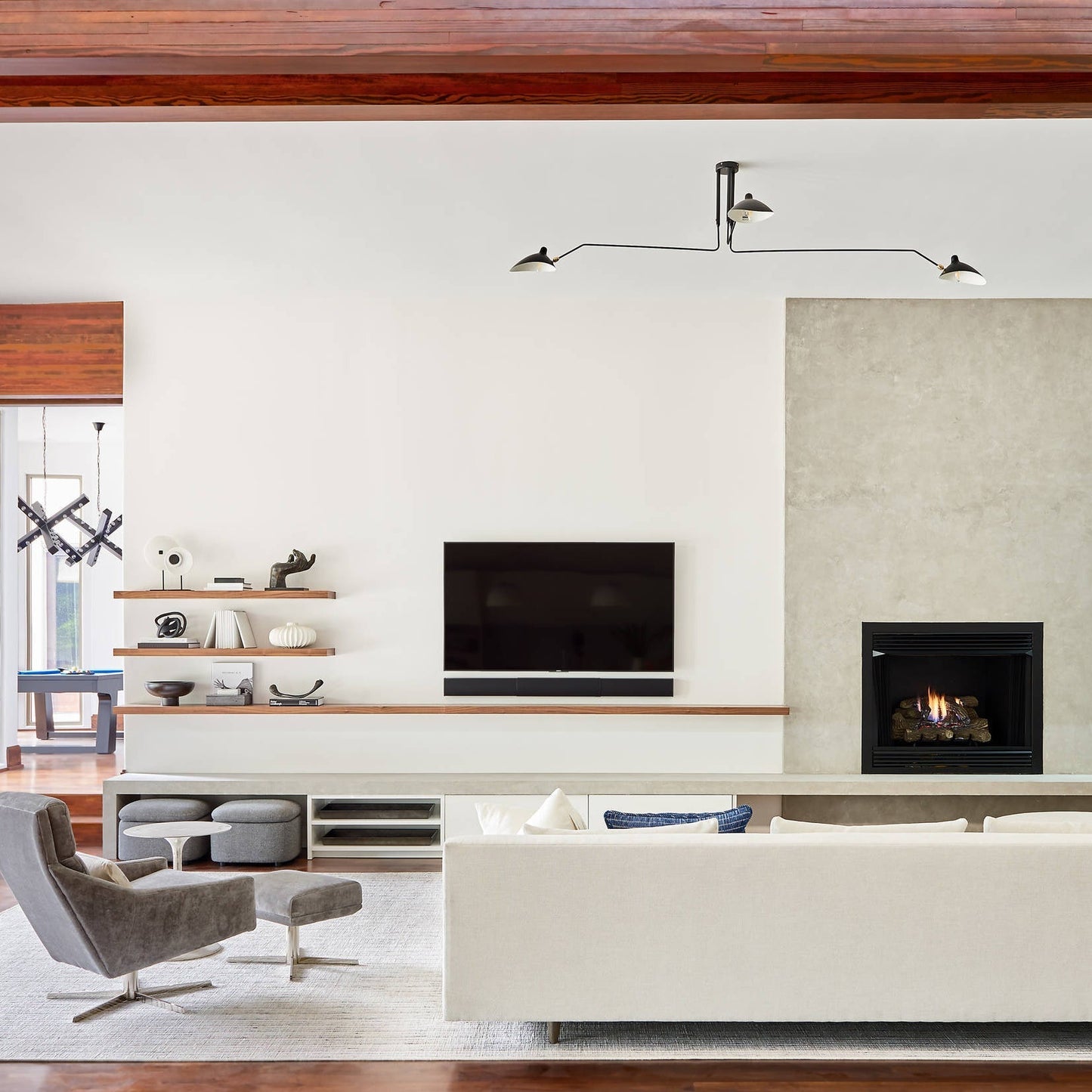 Deckenleuchte | Modernes Design | Verstellbare Arme | Metall | Mehrflammige Beleuchtung