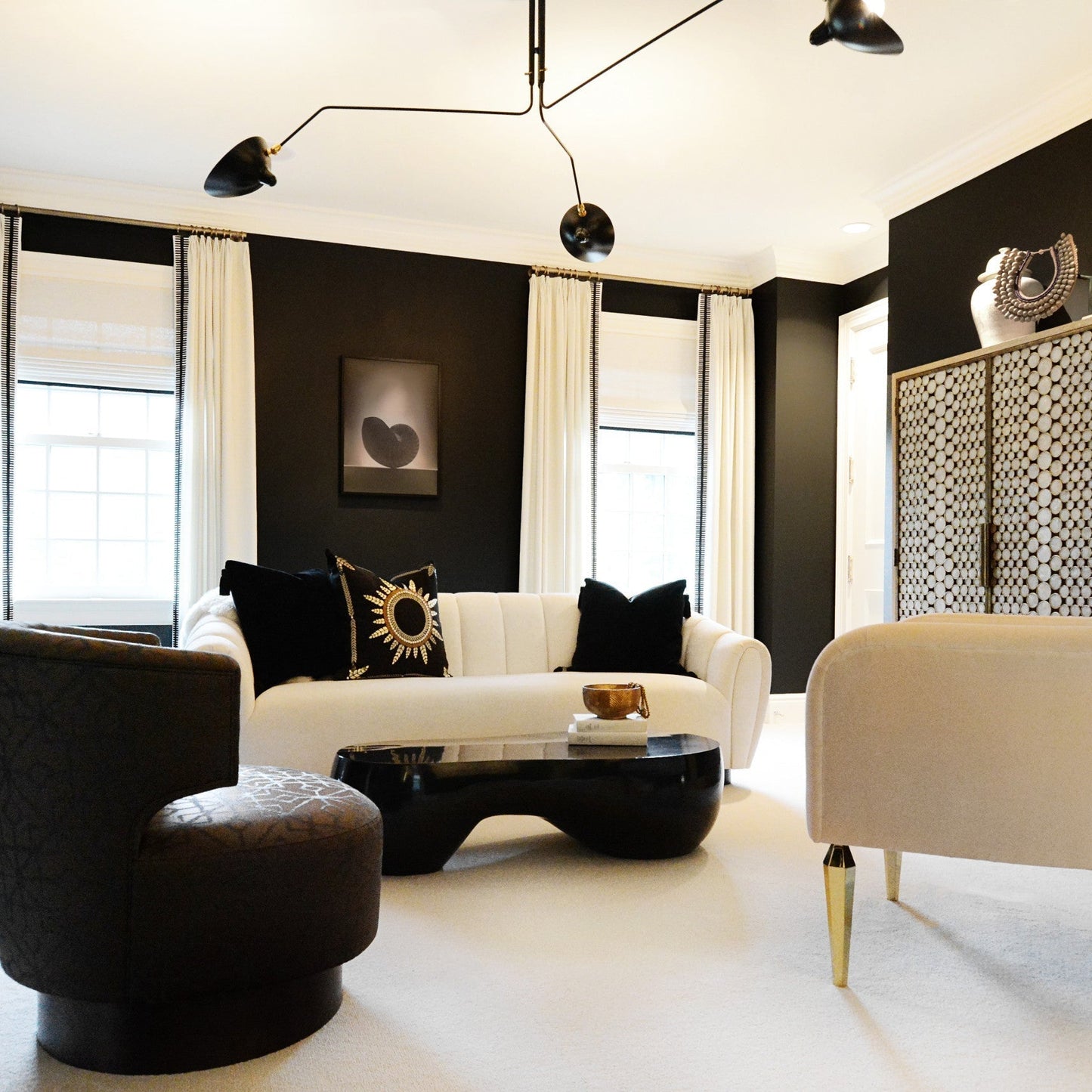 Deckenleuchte | Modernes Design | Verstellbare Arme | Metall | Mehrflammige Beleuchtung