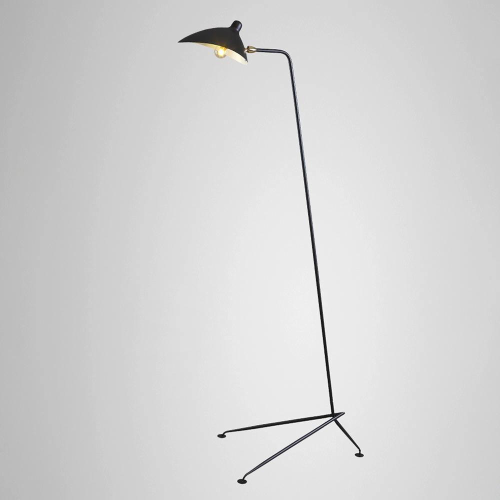 Stehlampe Design | 3-Arm Metall | E26/E27 LED-Licht | Skulptural & Flexibel