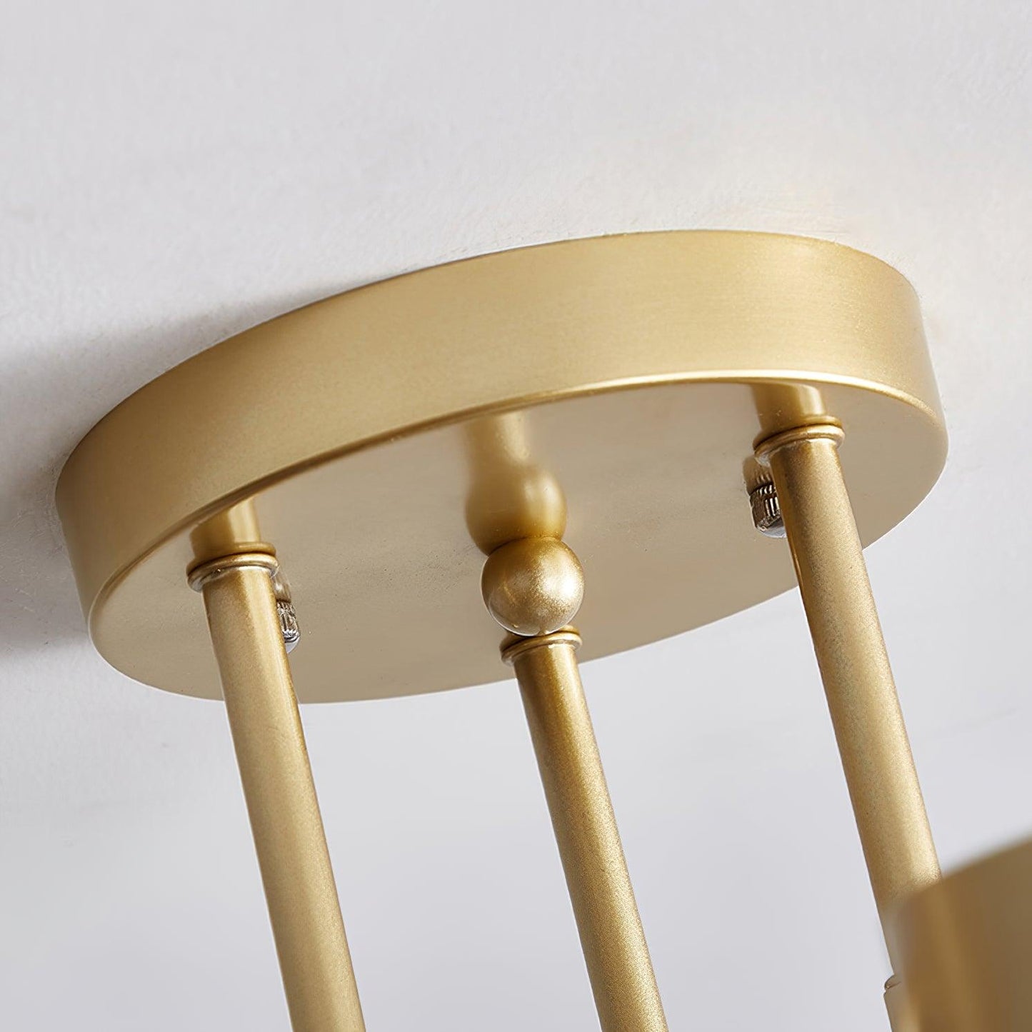 Moderne Messing-Globus LED-Sputnik-Deckenleuchte | 6-flammig | Statement-Design