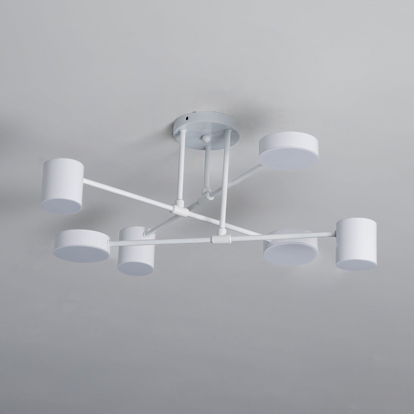 Moderne Messing-Globus LED-Sputnik-Deckenleuchte | 6-flammig | Statement-Design