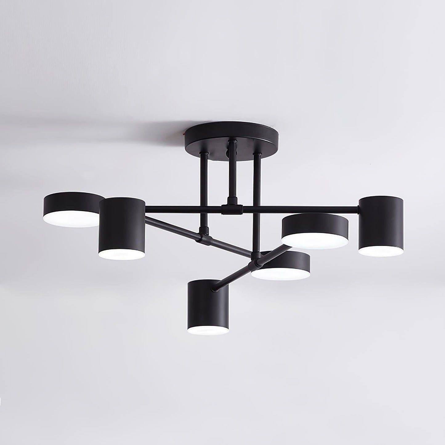 Moderne Messing-Globus LED-Sputnik-Deckenleuchte | 6-flammig | Statement-Design
