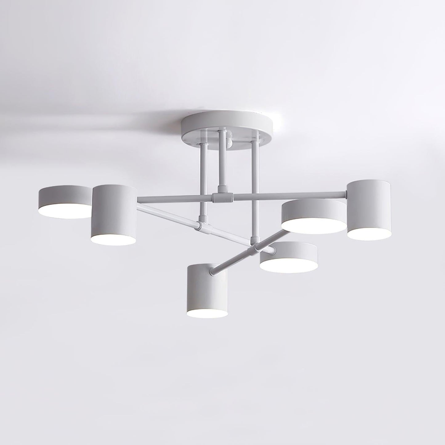 Moderne Messing-Globus LED-Sputnik-Deckenleuchte | 6-flammig | Statement-Design
