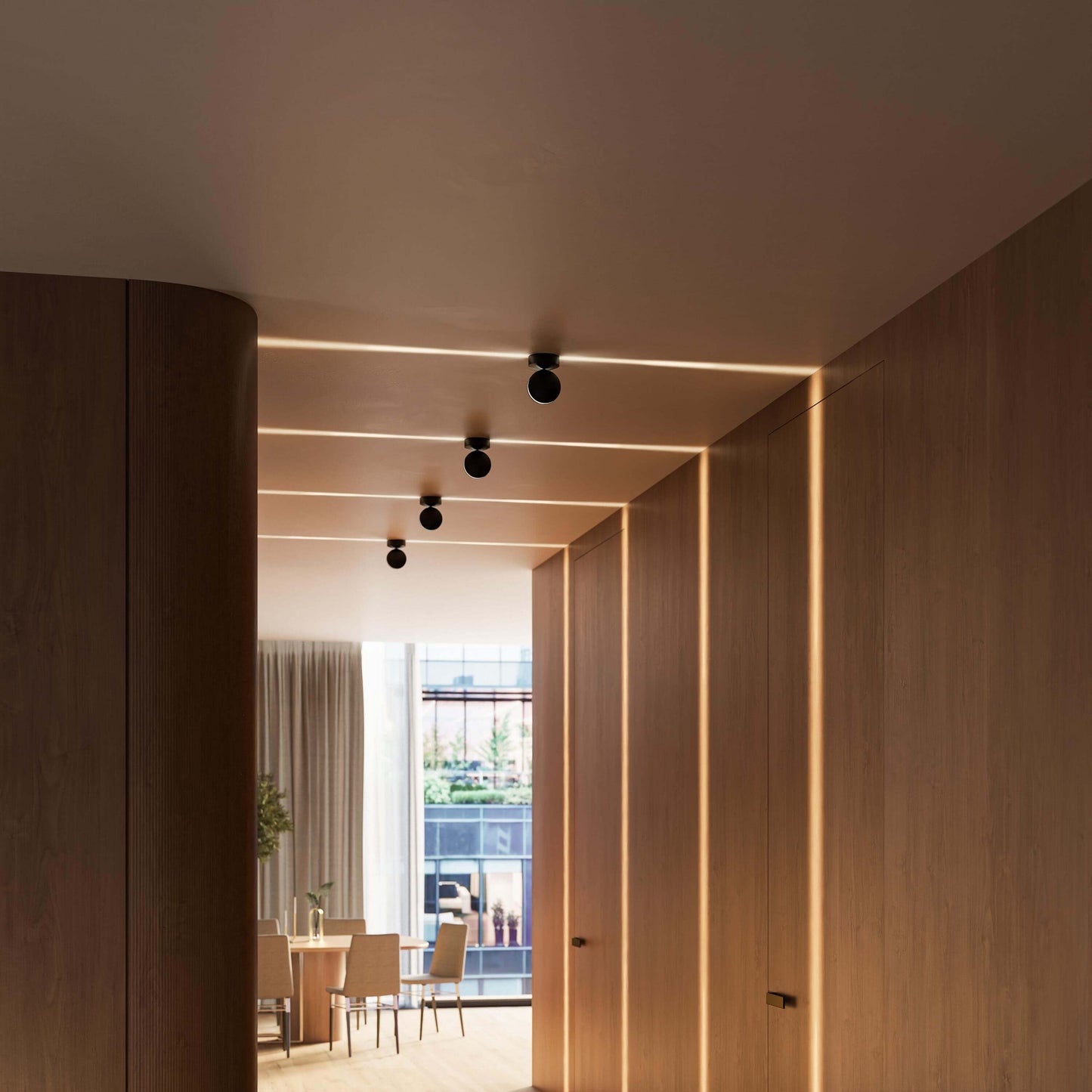 360° LED‑Wandleuchte | Modern | Warmweiß | Flexible Ausrichtung