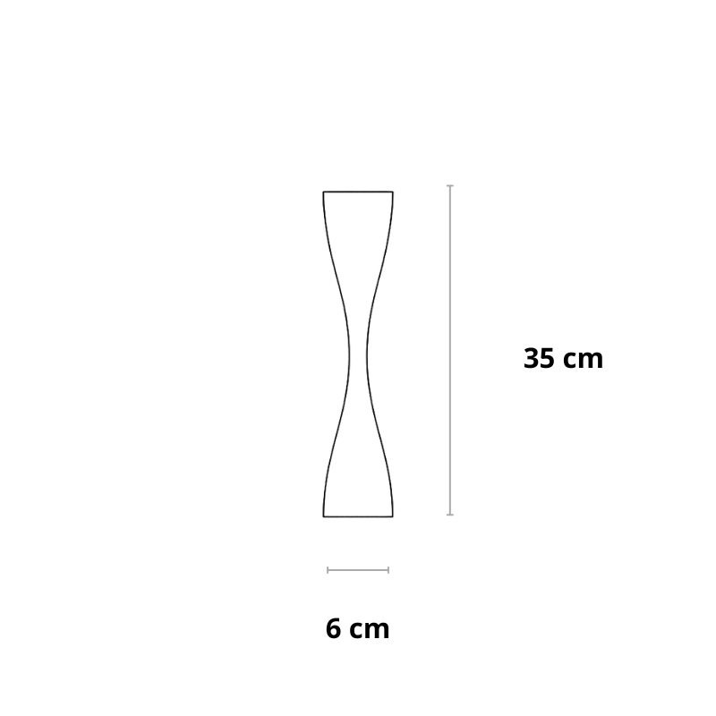 Wandleuchte | Lattenwand / Innen & Außen | IP65 | Wohnzimmer & Terrasse