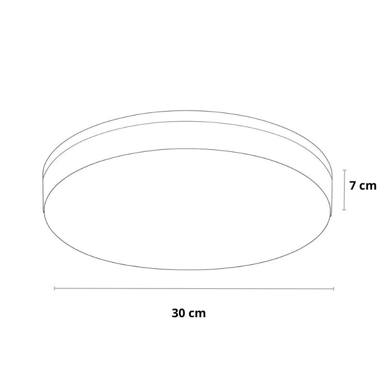 LED‑Deckenleuchte | Skandinavisches Design | Holzdetails | Wohnzimmer & Schlafzimmer