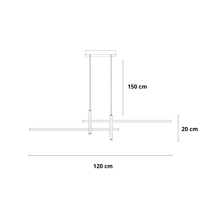 Pendelleuchte | Modernes Design | LED Integriert | Esszimmer & Wohnbereich