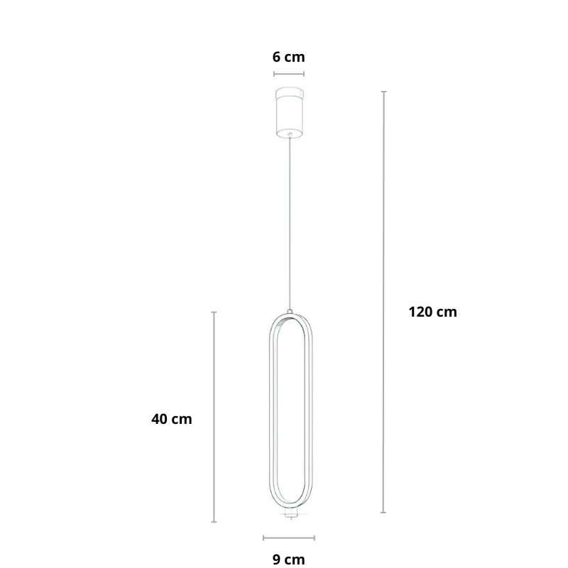Pendelleuchte | Schwarz & Gold | Modern & Höhenverstellbar | Wohnzimmer & Schlafzimmer