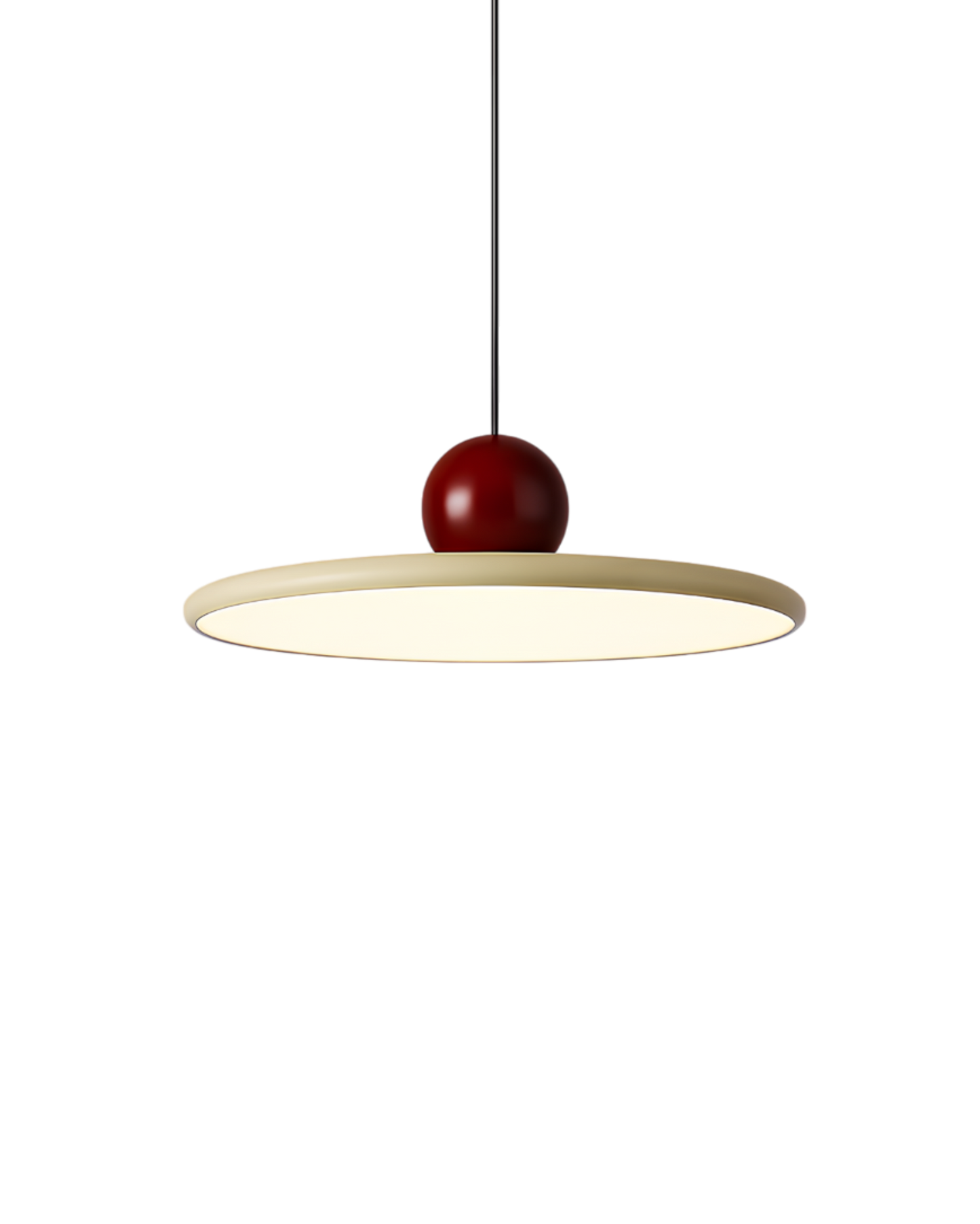 LED-Pendelleuchte | Modernes Runddesign | 3-Farben-Licht | Höhenverstellbar