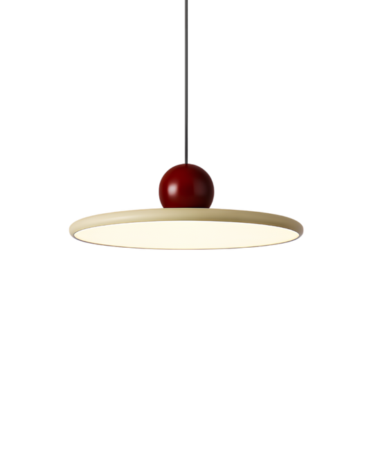 LED-Pendelleuchte | Modernes Runddesign | 3-Farben-Licht | Höhenverstellbar