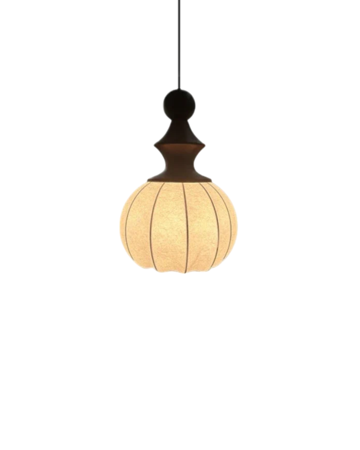 LED-Pendelleuchte | Japanisch inspiriertes Holz-Design | Höhenverstellbar | Innenbeleuchtung