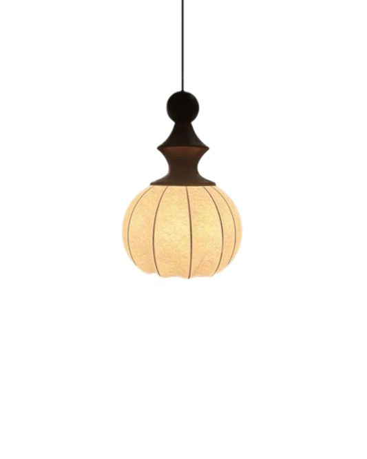 LED-Pendelleuchte | Japanisch inspiriertes Holz-Design | Höhenverstellbar | Innenbeleuchtung