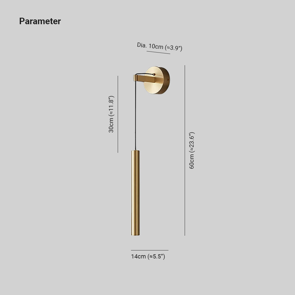 LED-Innenwandleuchte | Messingverzierung | Moderne Wandbeleuchtung