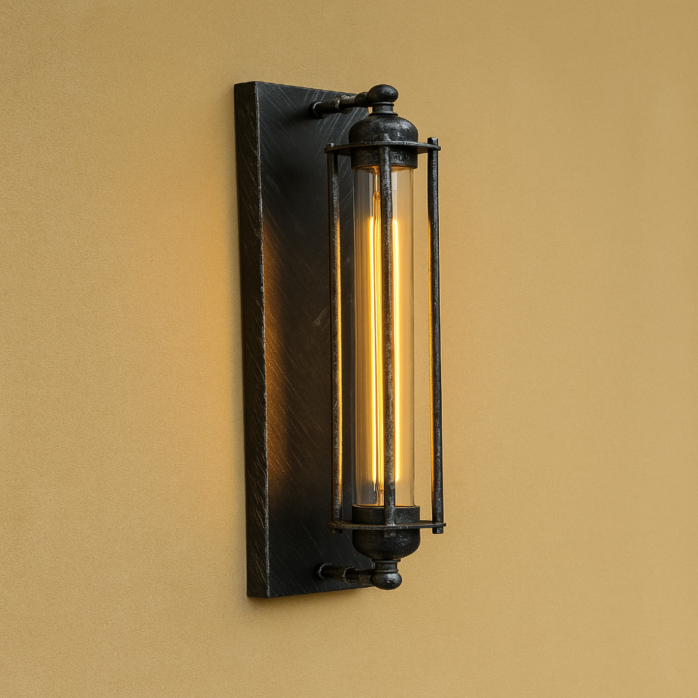 LED-Wandleuchte Industrial | Metall | Warmweiß | Wandmontage