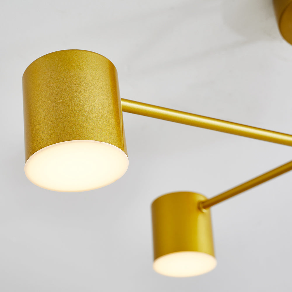 LED-Deckenleuchte | Kreis-Design | Schwarz, Weiß oder Gold | Wohnzimmer & Schlafzimmer