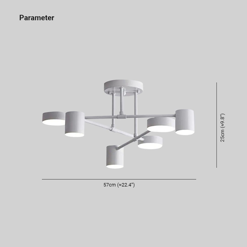 LED-Deckenleuchte | Kreis-Design | Schwarz, Weiß oder Gold | Wohnzimmer & Schlafzimmer