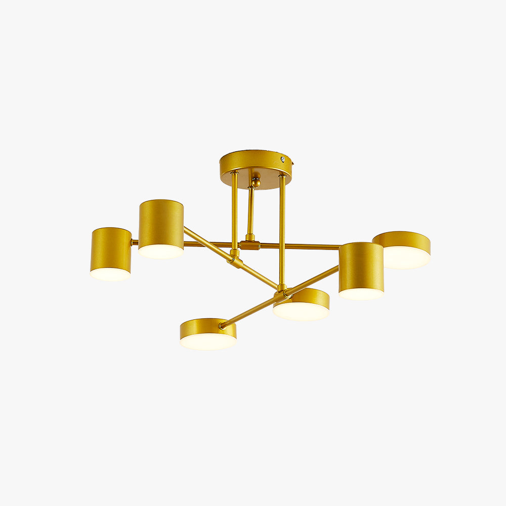 LED-Deckenleuchte | Kreis-Design | Schwarz, Weiß oder Gold | Wohnzimmer & Schlafzimmer