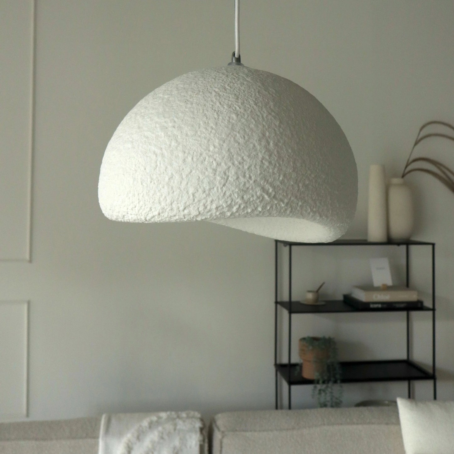 Pendelleuchte | Wabi Sabi & Japandi | Warmweißes Licht | Wohnzimmer & Esszimmer