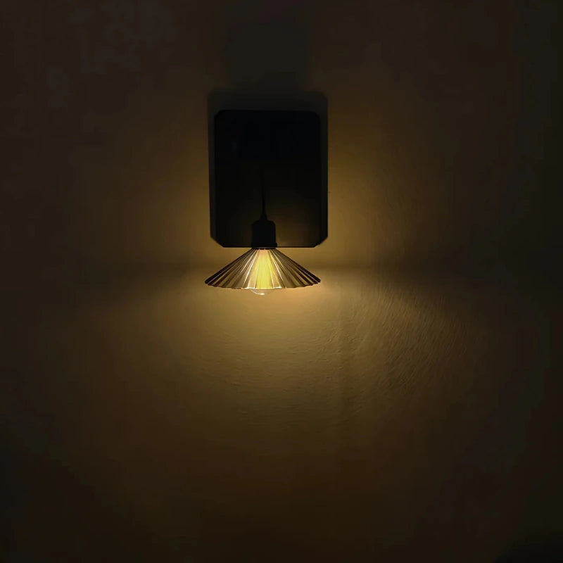 Solar-Wandleuchte Hängeschirm | LED Warmweiß | IP44 | Außen