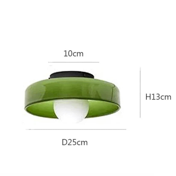 Retro Decken- & Wandleuchte | Buntes Glas | Wohnzimmer & Eingangsbereich