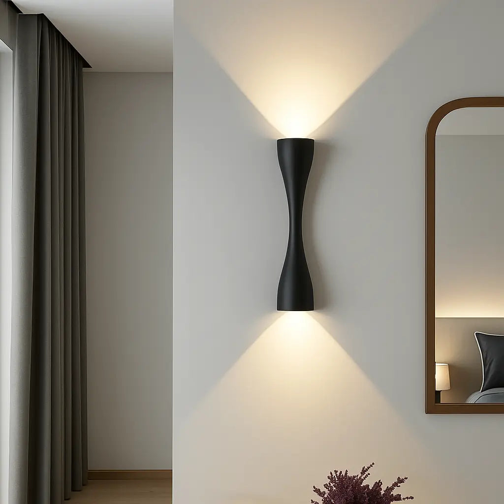 Wandleuchte | Lattenwand / Innen & Außen | IP65 | Wohnzimmer & Terrasse