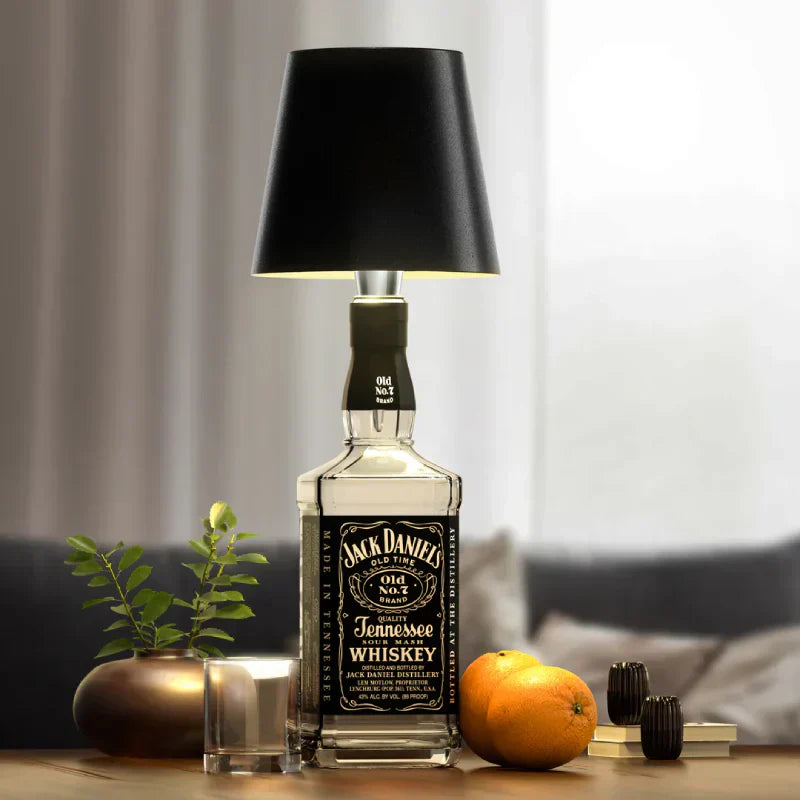 Design‑Lampe Flaschenform | Innen & Außen | LED Ambientelicht