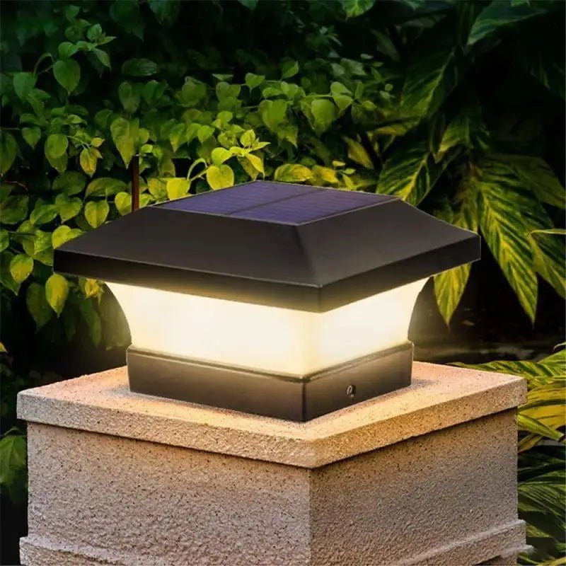 Solar-Wandleuchte & Pfostenleuchte | LED Warmweiß | IP65 | Außen