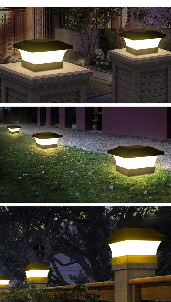 Solar-Wandleuchte & Pfostenleuchte | LED Warmweiß | IP65 | Außen