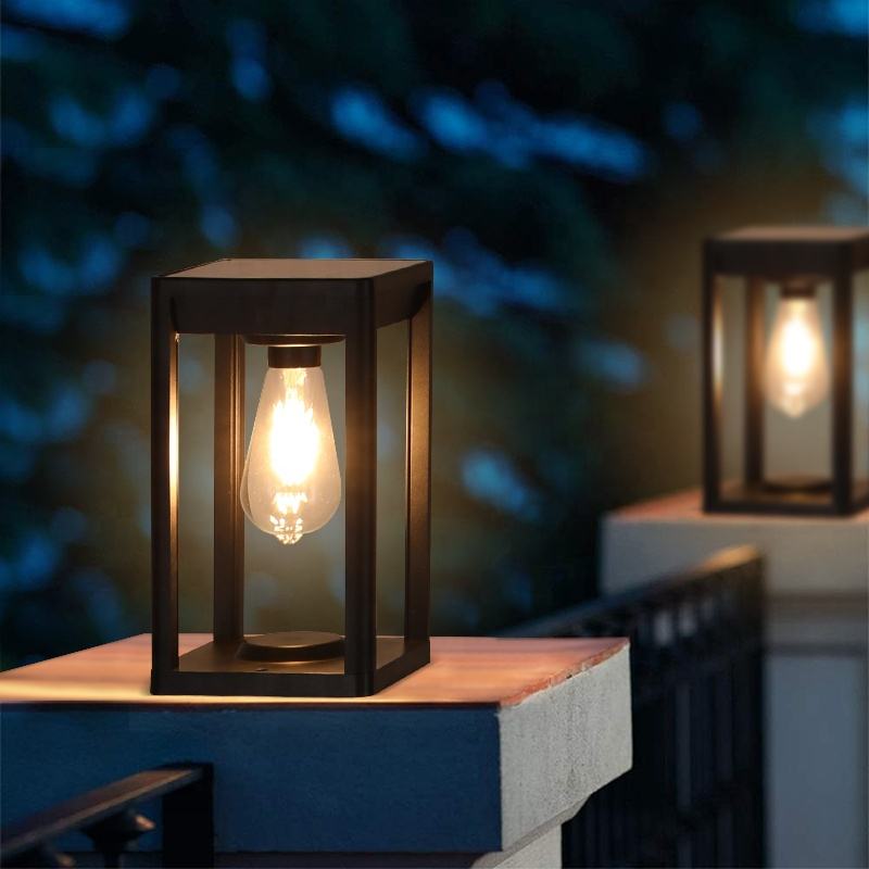 Solar-Pfostenleuchte mit Bewegungsmelder | LED | IP55 | Außen