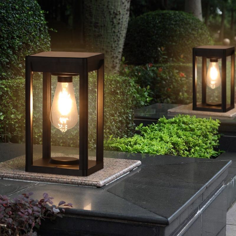 Solar-Pfostenleuchte mit Bewegungsmelder | LED | IP55 | Außen
