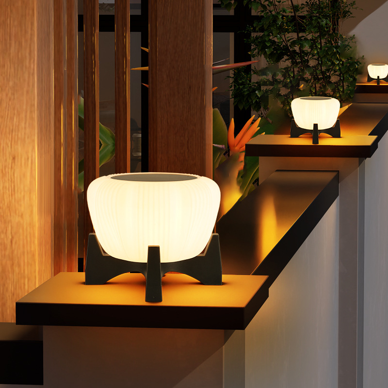 Solar-Pfostenleuchte Kugel | LED 3000K | IP65 | Garten & Zaun