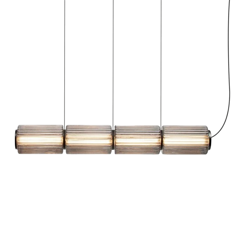 Pendelleuchte Glas Zylinder | LED | Warmweiß | Modern