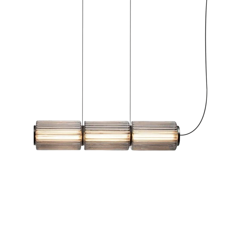Pendelleuchte Glas Zylinder | LED | Warmweiß | Modern