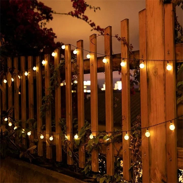 Solar-Lichterkette Kugeln | LED Außen | Automatik | Garten & Balkon
