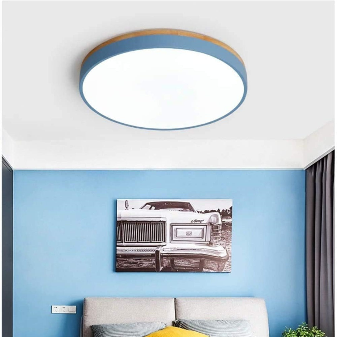 LED-Deckenlampe | Rund & Flach | Wohnzimmer & Schlafzimmer | Effiziente LEDs