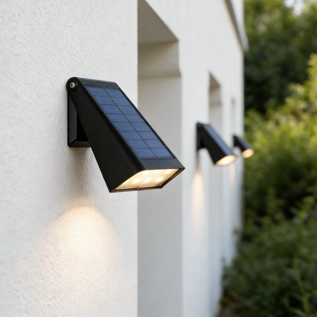 Solar-Wandleuchte Verstellbar | LED | IP65 | Außenleuchte
