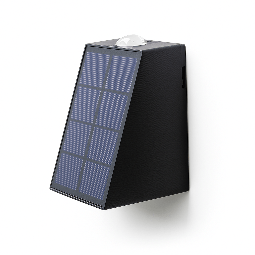 Solar-Wandleuchte Außen | Up-Down LED Effekt | Wetterfest | Garten & Terrasse