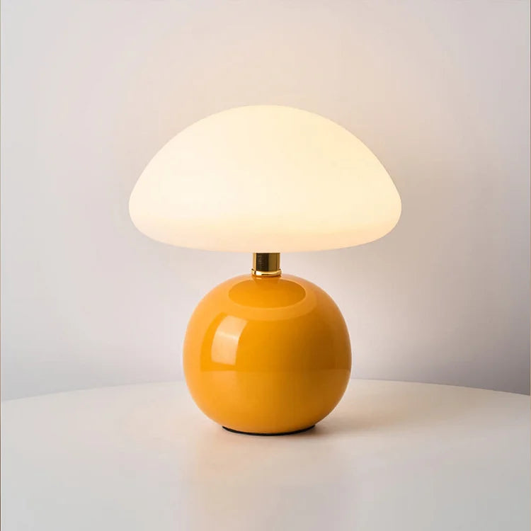LED-Tischlampe Rund | Keramik | 3 Lichtfarben | Modern