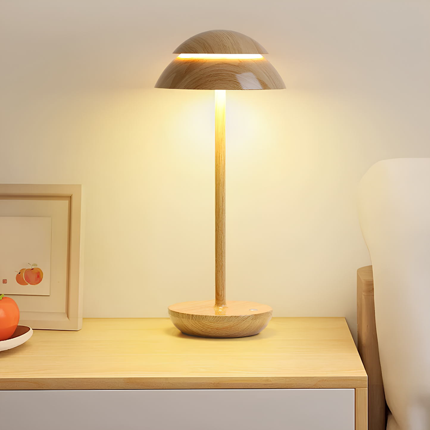 LED-Tischlampe Kabellos | Skandinavisch | Dimmbar | Warmweiß