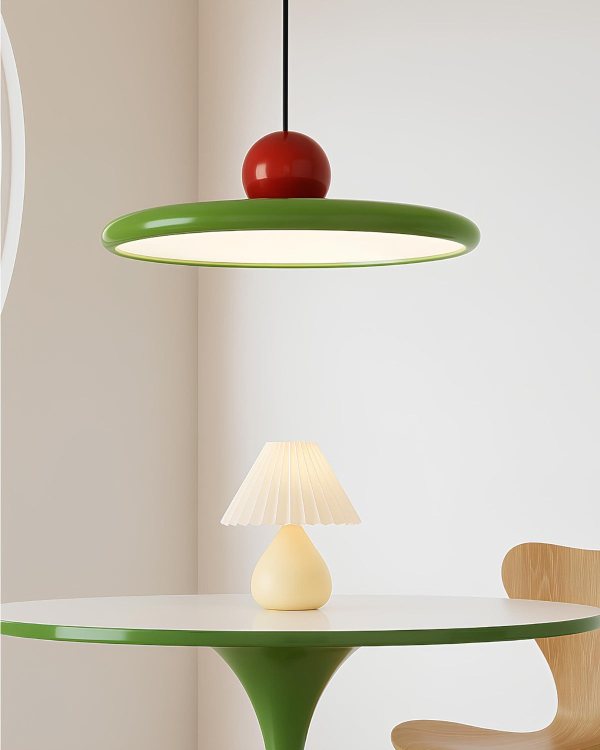 LED-Pendelleuchte | Modernes Runddesign | 3-Farben-Licht | Höhenverstellbar