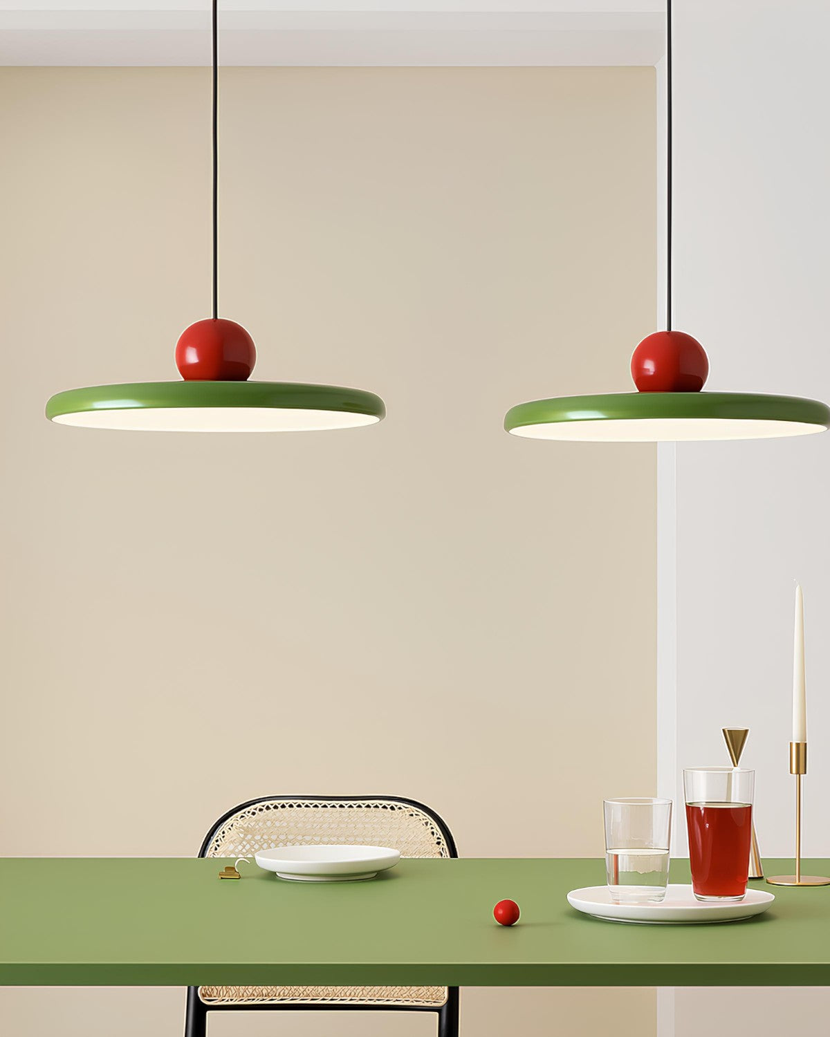LED-Pendelleuchte | Modernes Runddesign | 3-Farben-Licht | Höhenverstellbar