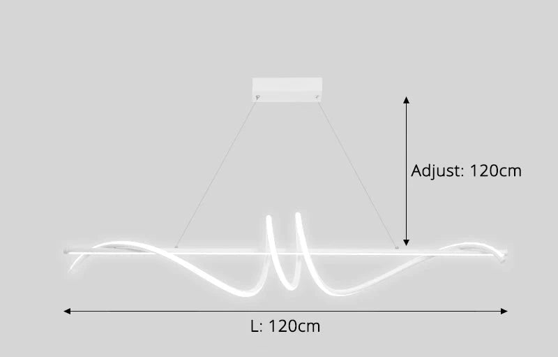Moderne Pendelleuchte | Kücheninsel | Dimmbar & Höhenverstellbar