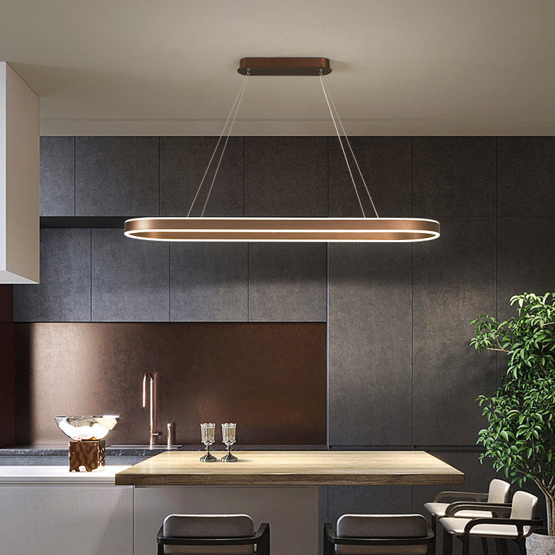 Küchen-Luster | Roségold Finish | LED-Licht | Modern & Elegant
