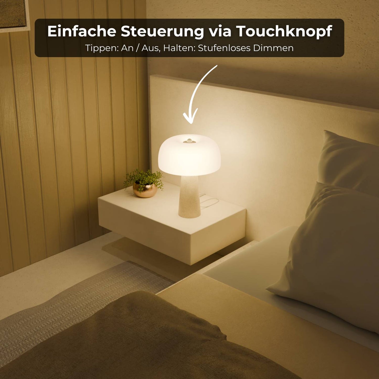 LED-Stehleuchte | Dimmbare Indoor-Lichtquelle | Modernes Design