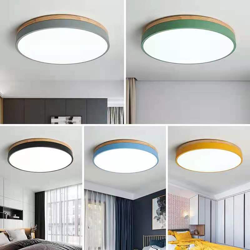 LED-Deckenlampe | Rund & Flach | Wohnzimmer & Schlafzimmer | Effiziente LEDs