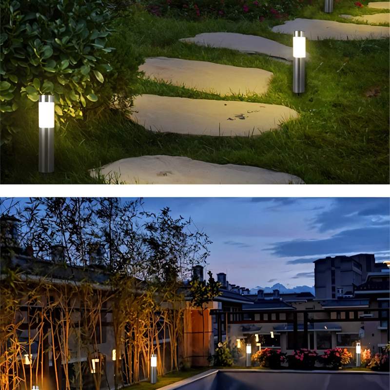 Solar-Gartenleuchte Stehlampe | LED | IP44 Wetterfest | Wegebeleuchtung